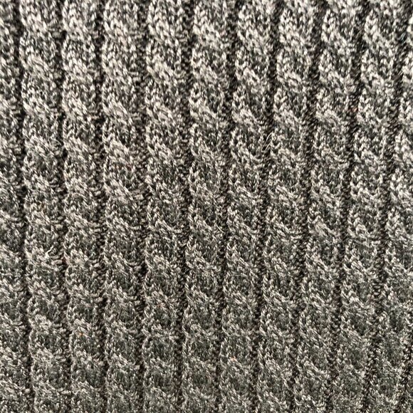 NWT Tulliano Mens Sweater Size XL Black Henley Collared Black Slik Blend Casual - Picture 14 of 16